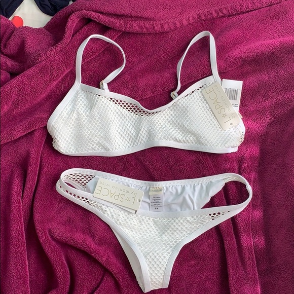 l*space Other - NWT L*SPACE Stevie/Naomi Mesh bikini set
